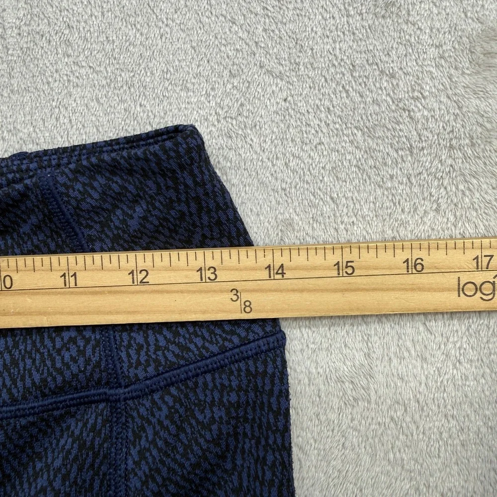 Athleta Rainier Textured Tight Women's S Navy Winter Running Cold Weather Hiking